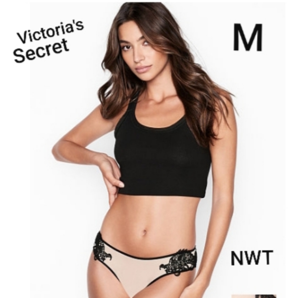 M NWT VICTORIA'S SECRET DRAGON LACE THONG